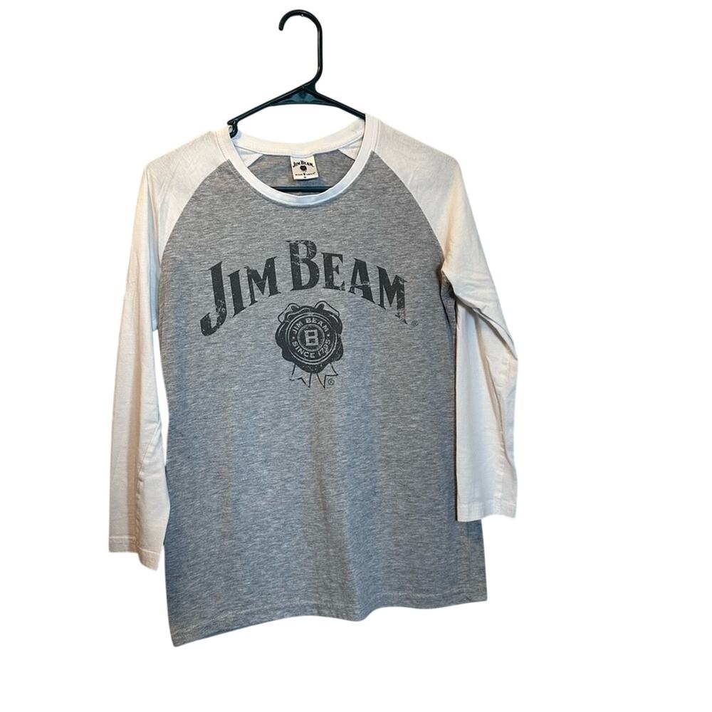 Jim Beam raglan shirt medium